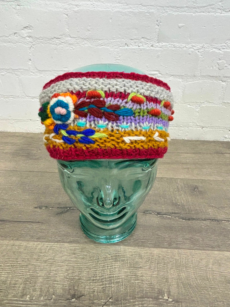Flower Knitted Headband
