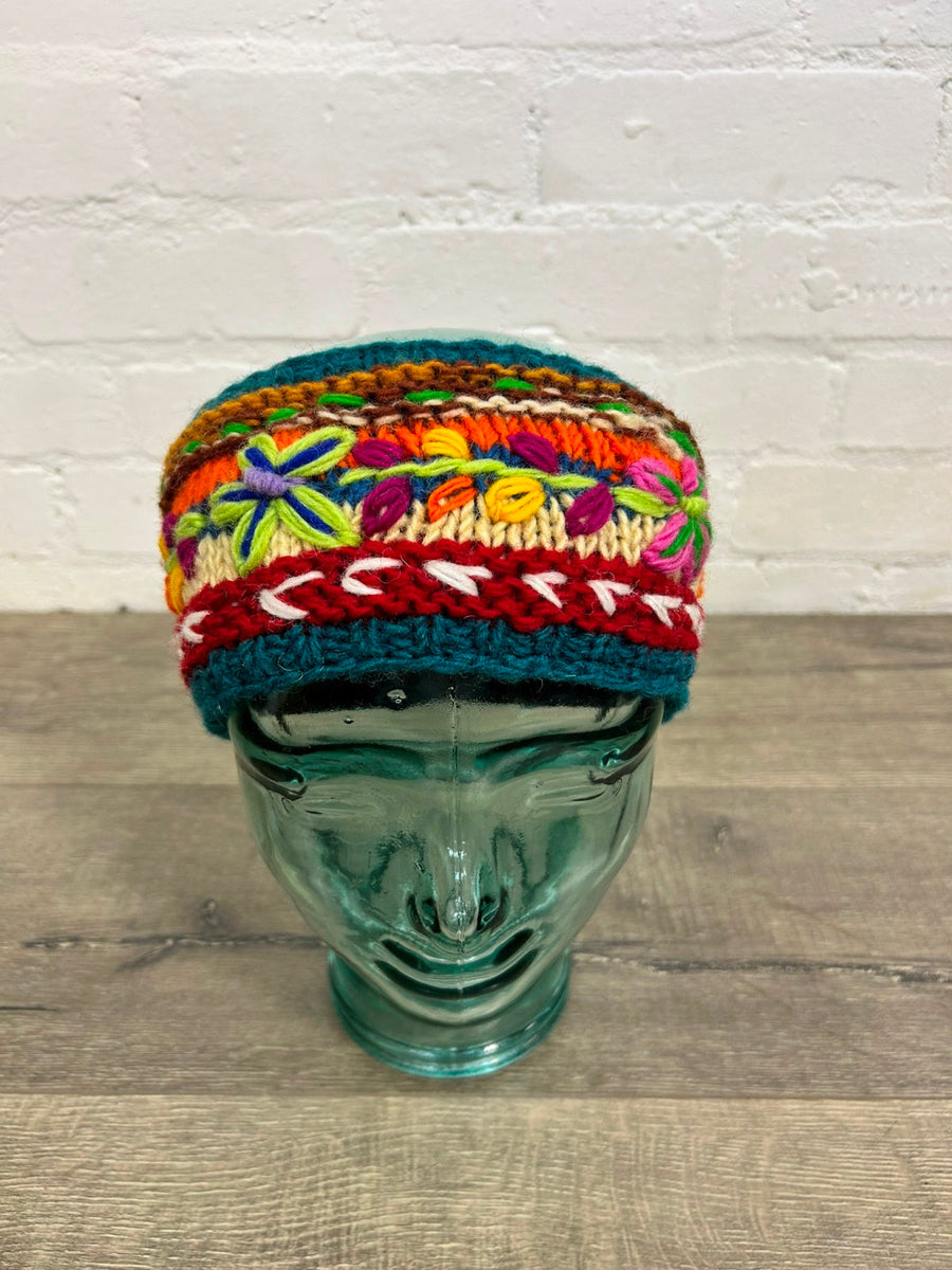 Flower Knitted Headband