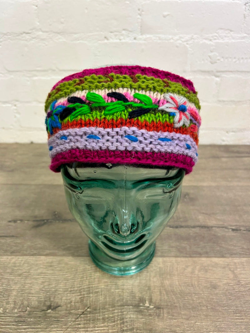 Flower Knitted Headband