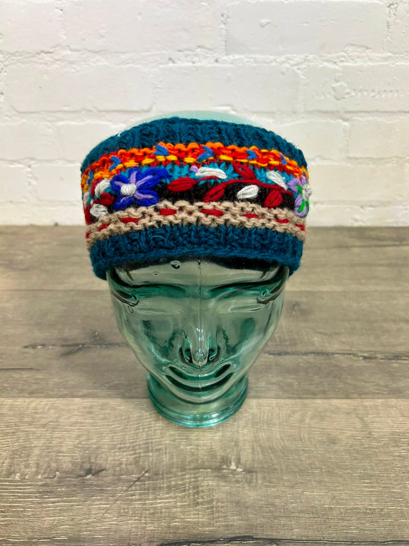 Flower Knitted Headband