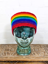 Wool Rainbow Headband