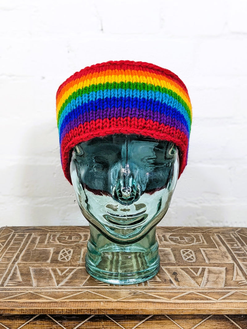 Wool Rainbow Headband