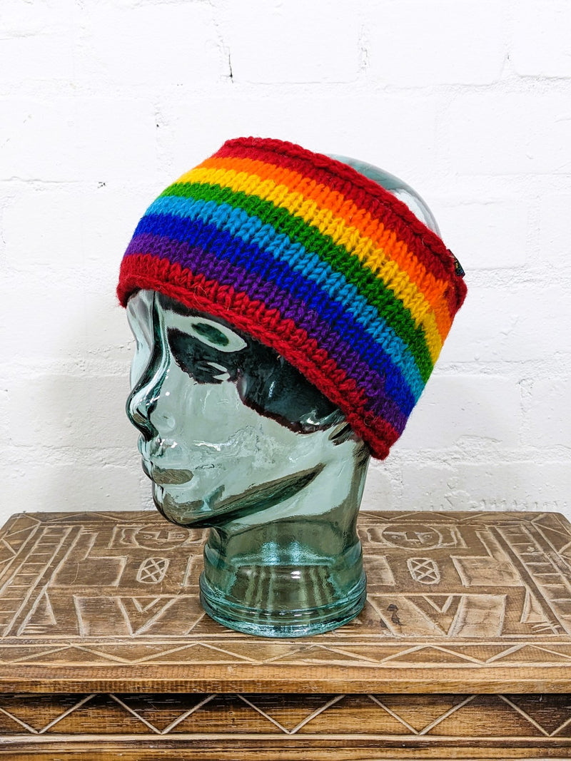 Wool Rainbow Headband