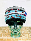 Flower Embroidery Wool Headband