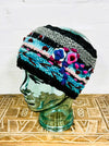 Flower Embroidery Wool Headband