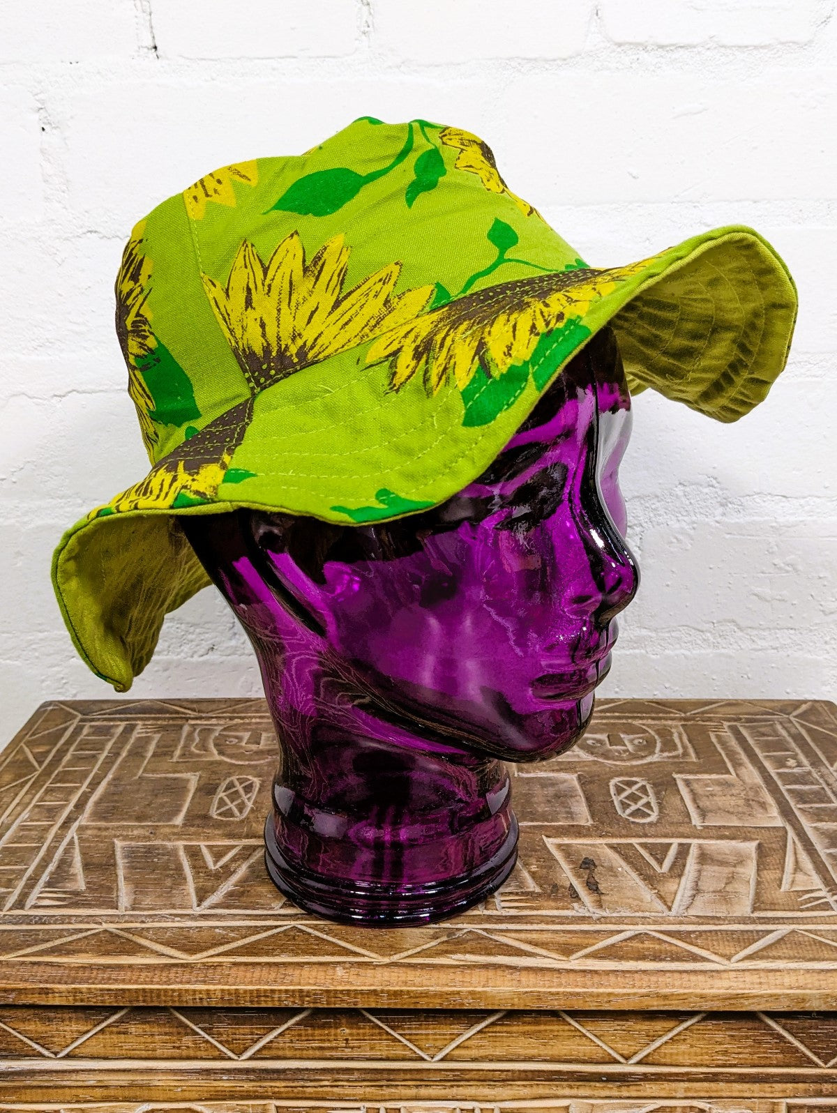 Cotton Sunflower Bucket Hat