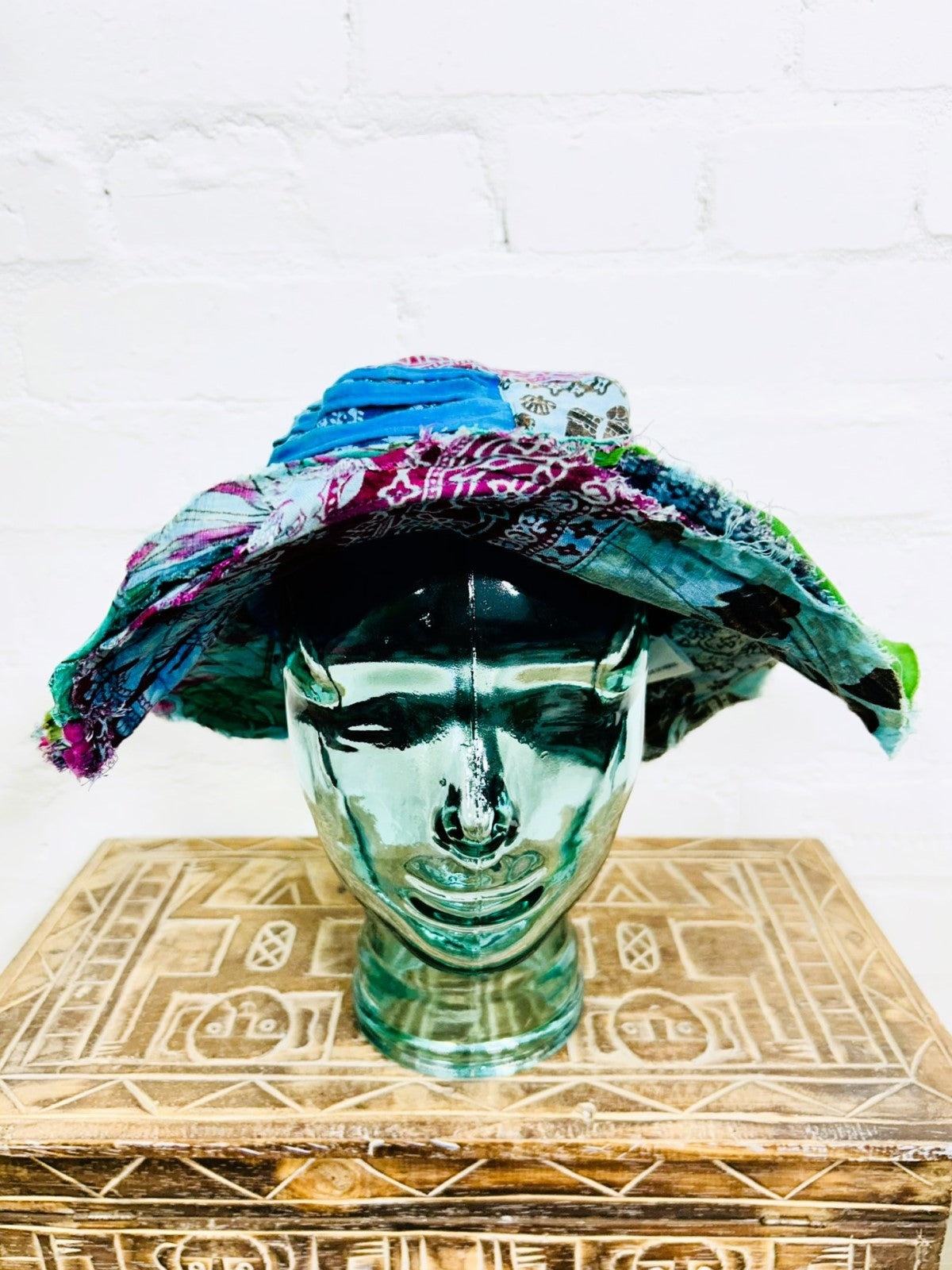 Cotton Patch And Slash Wide Brim Hat