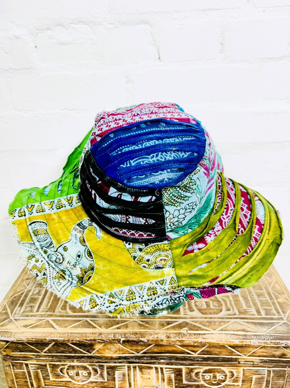 Cotton Patch And Slash Wide Brim Hat