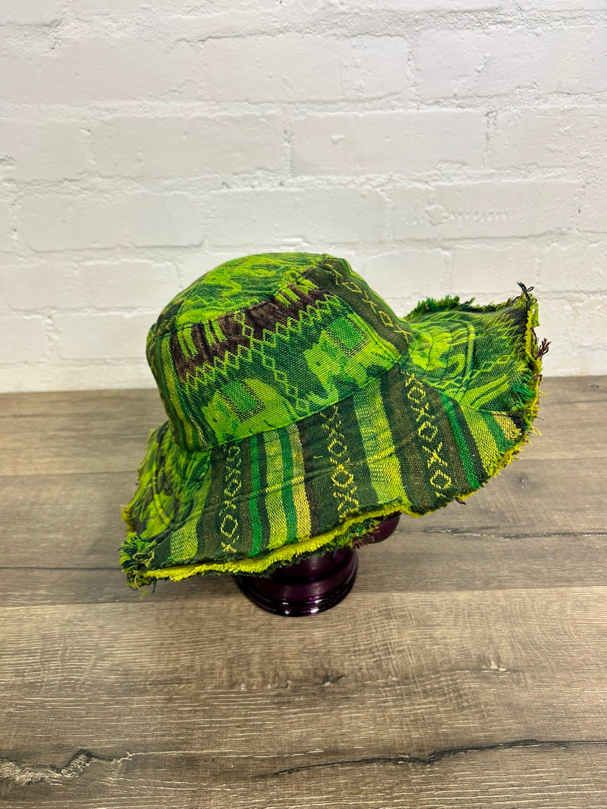 Elephant Patch Wide Brim Sun Hat