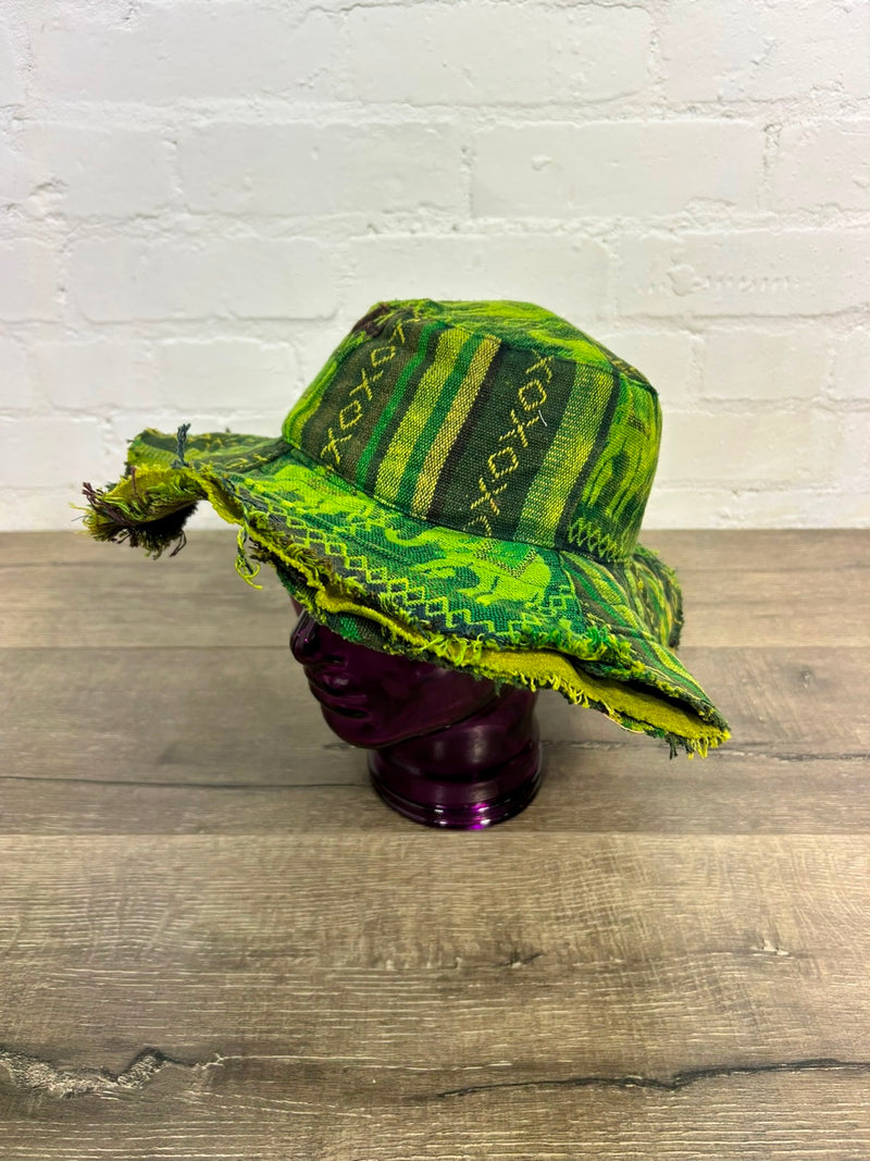 Elephant Patch Wide Brim Sun Hat
