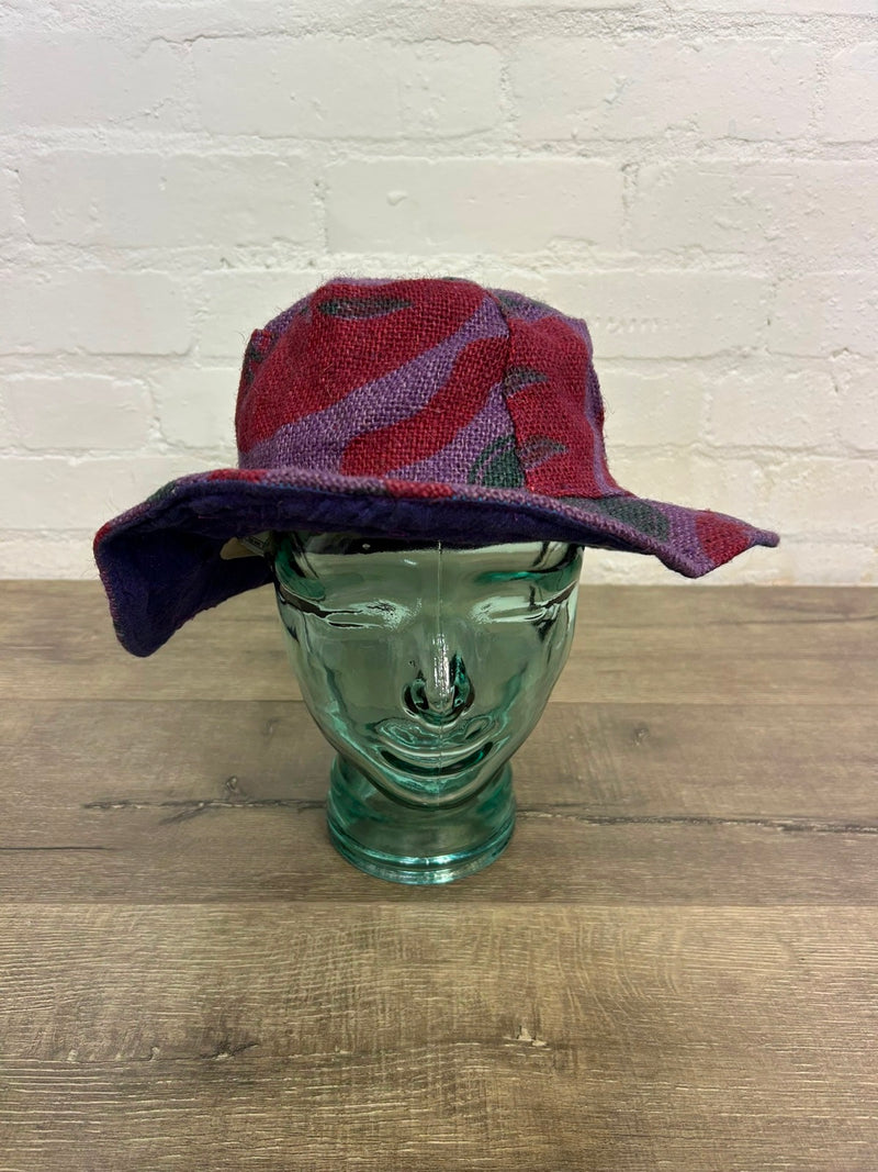 Recycled Rice Sack Hat