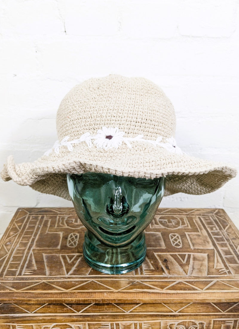 Wool Flower Hat