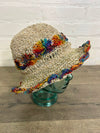 Hemp Natural & Rainbow Hat