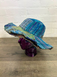Patch Stripe Sun Hat