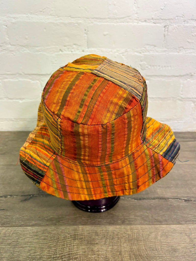 Patch Stripe Sun Hat