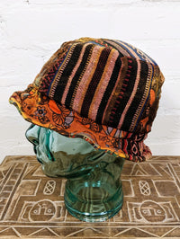 Cotton Patchwork Mushroom Hat