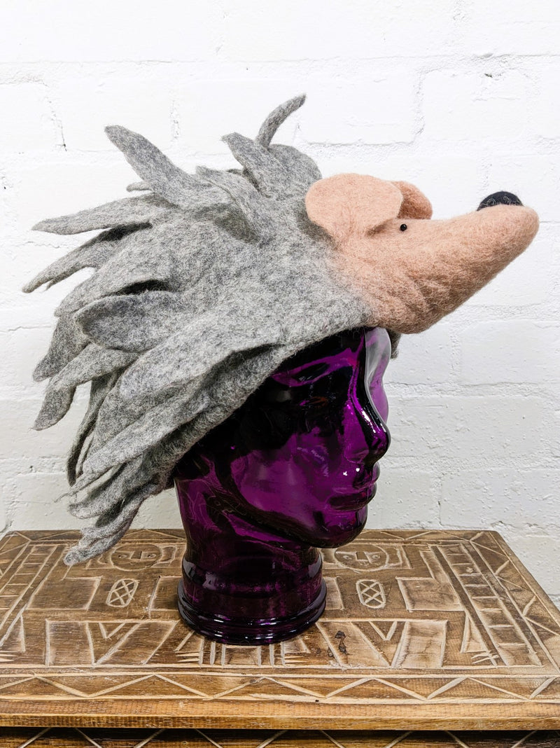 Felt Hedgehog Hat