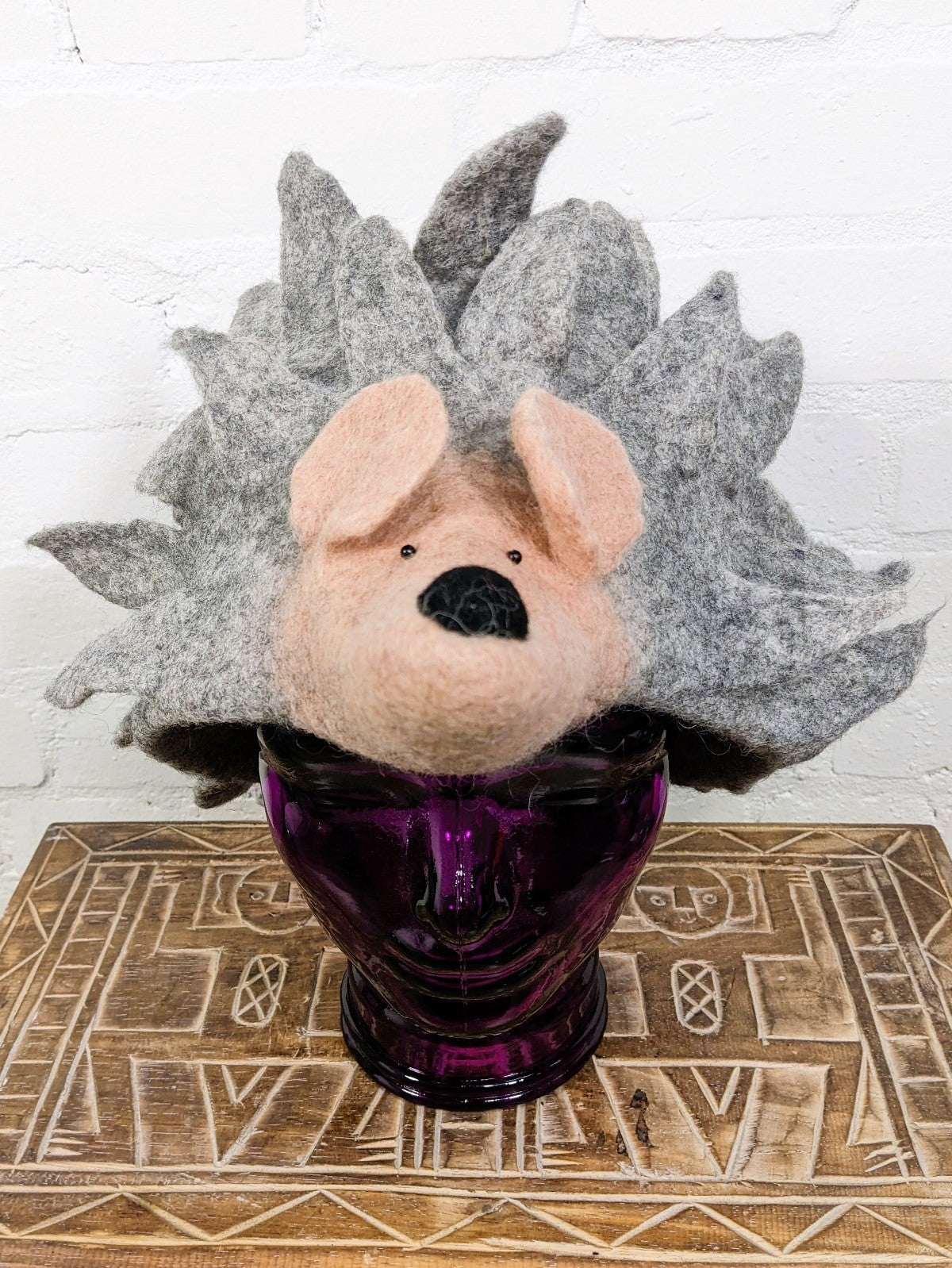 Felt Hedgehog Hat