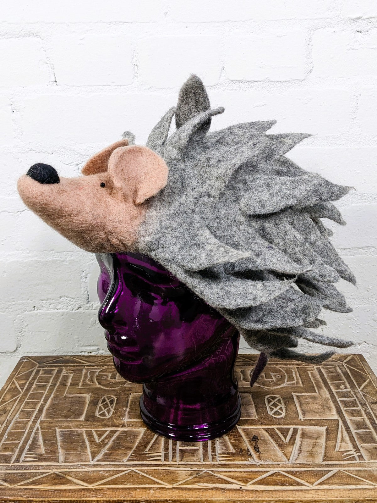 Felt Hedgehog Hat