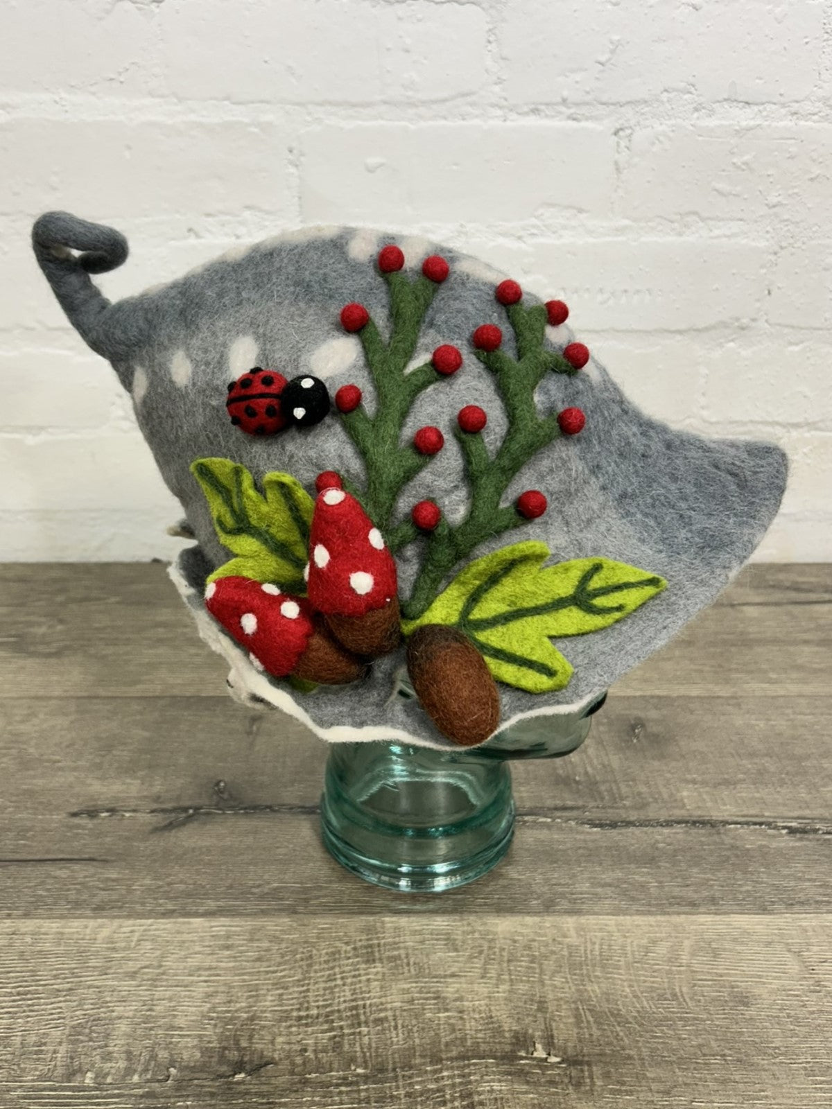 Felt Brown Mushroom Sherwood Hat