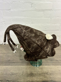 Felt Brown Mushroom Hat