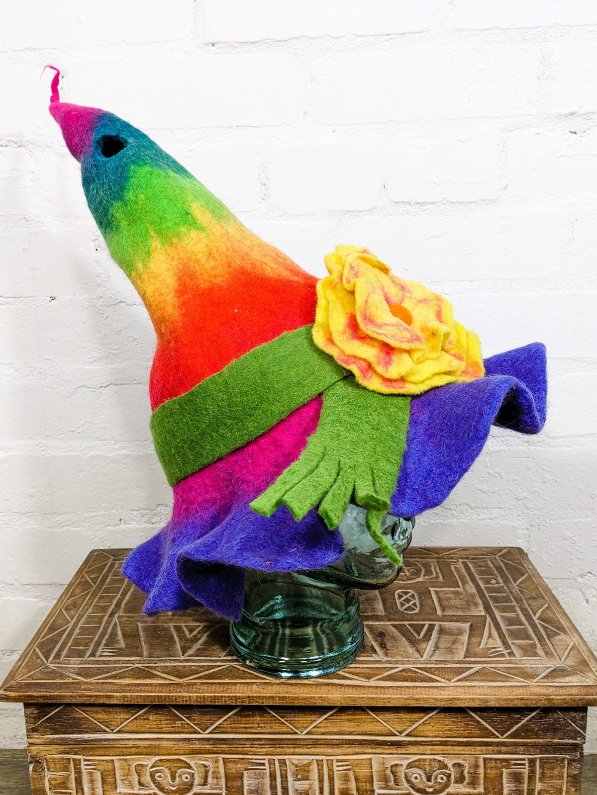 Felt Rainbow Witches Hat