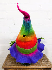 Felt Rainbow Witches Hat