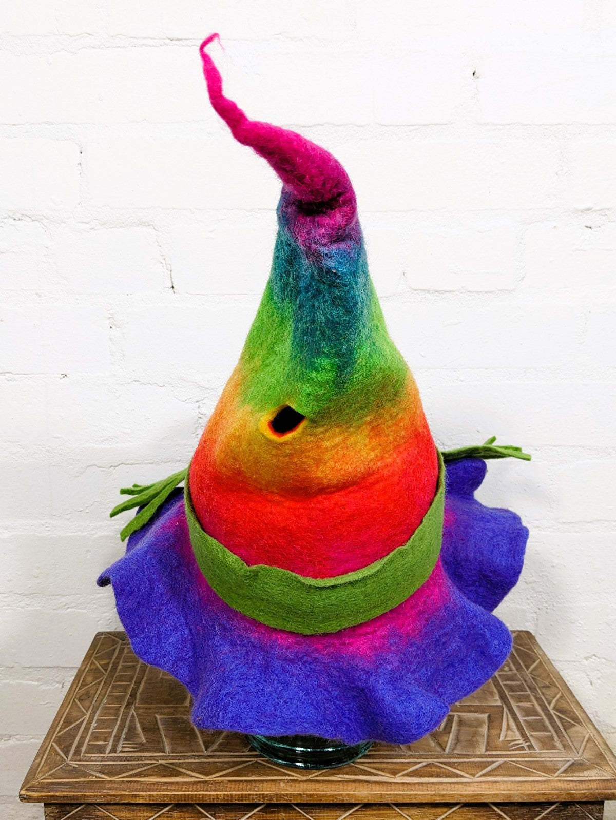 Felt Rainbow Witches Hat