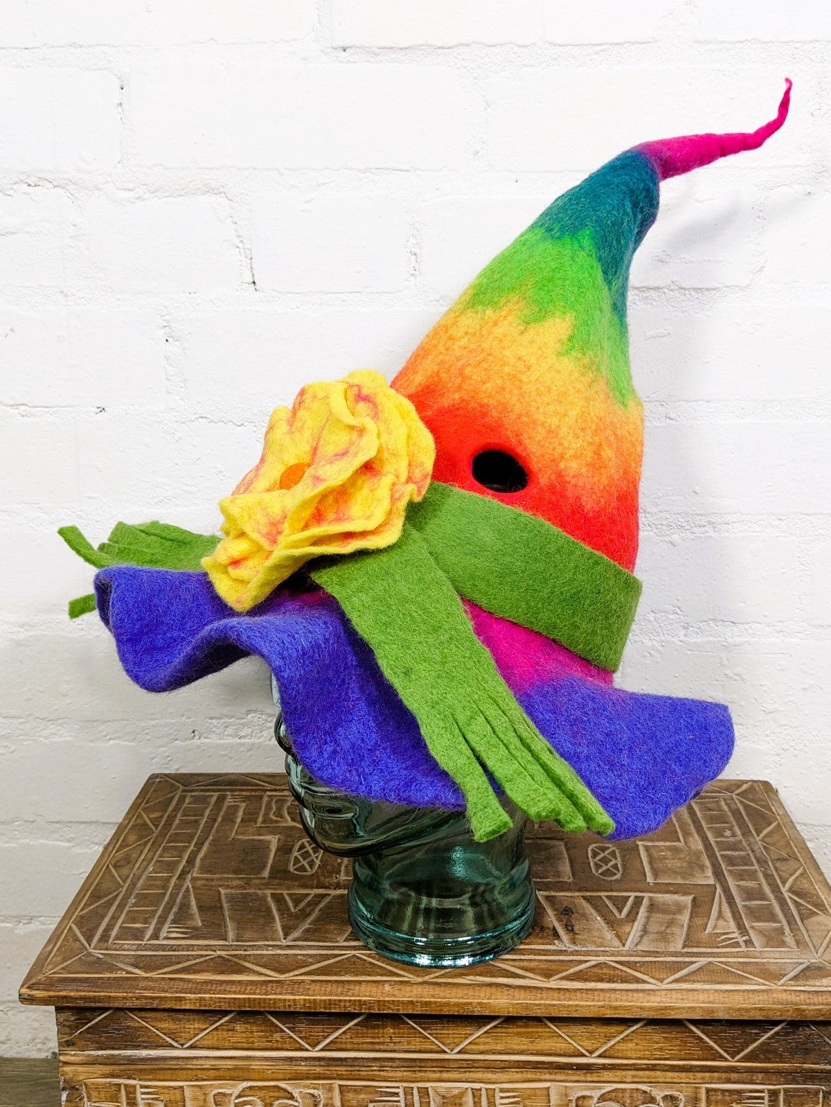 Felt Rainbow Witches Hat