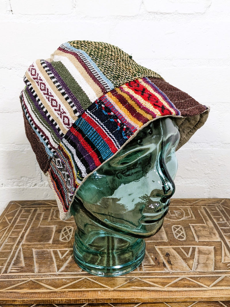 Cotton Patchwork Bucket Hat
