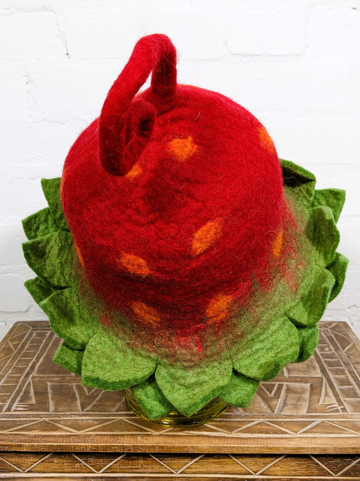 Felt Strawberry Hat