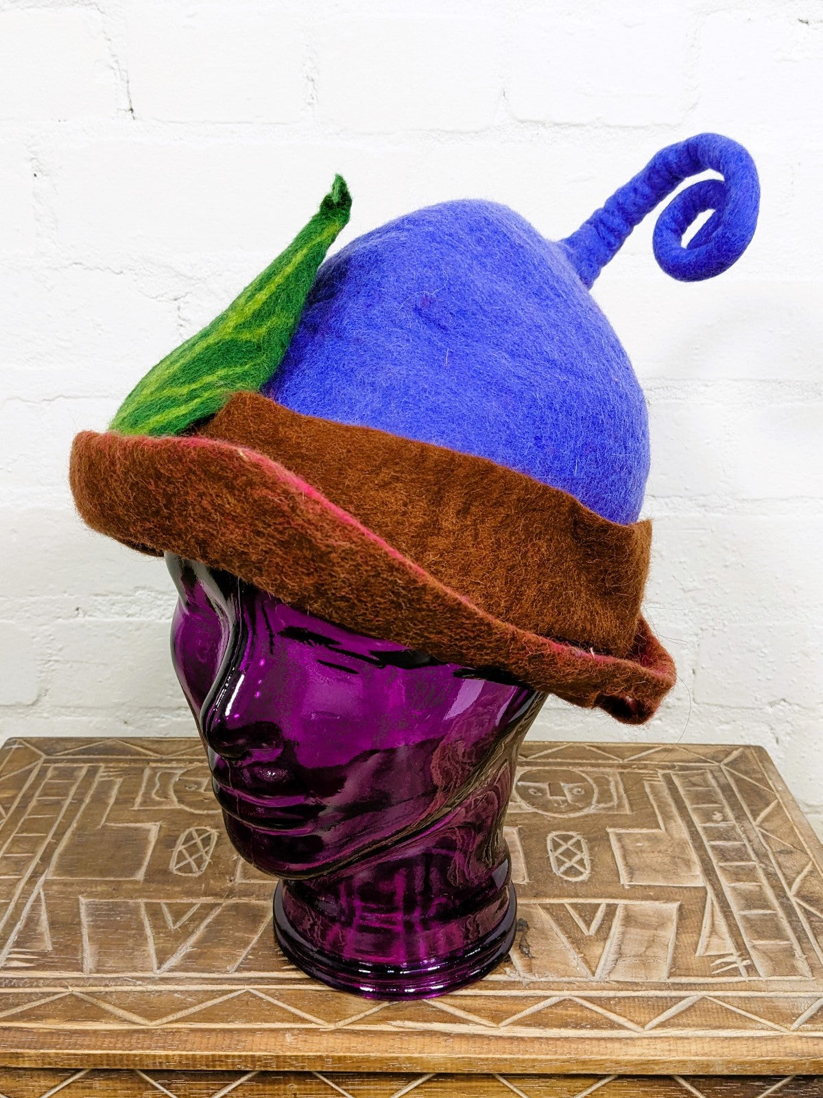 Felt Leaf Fairy Hat