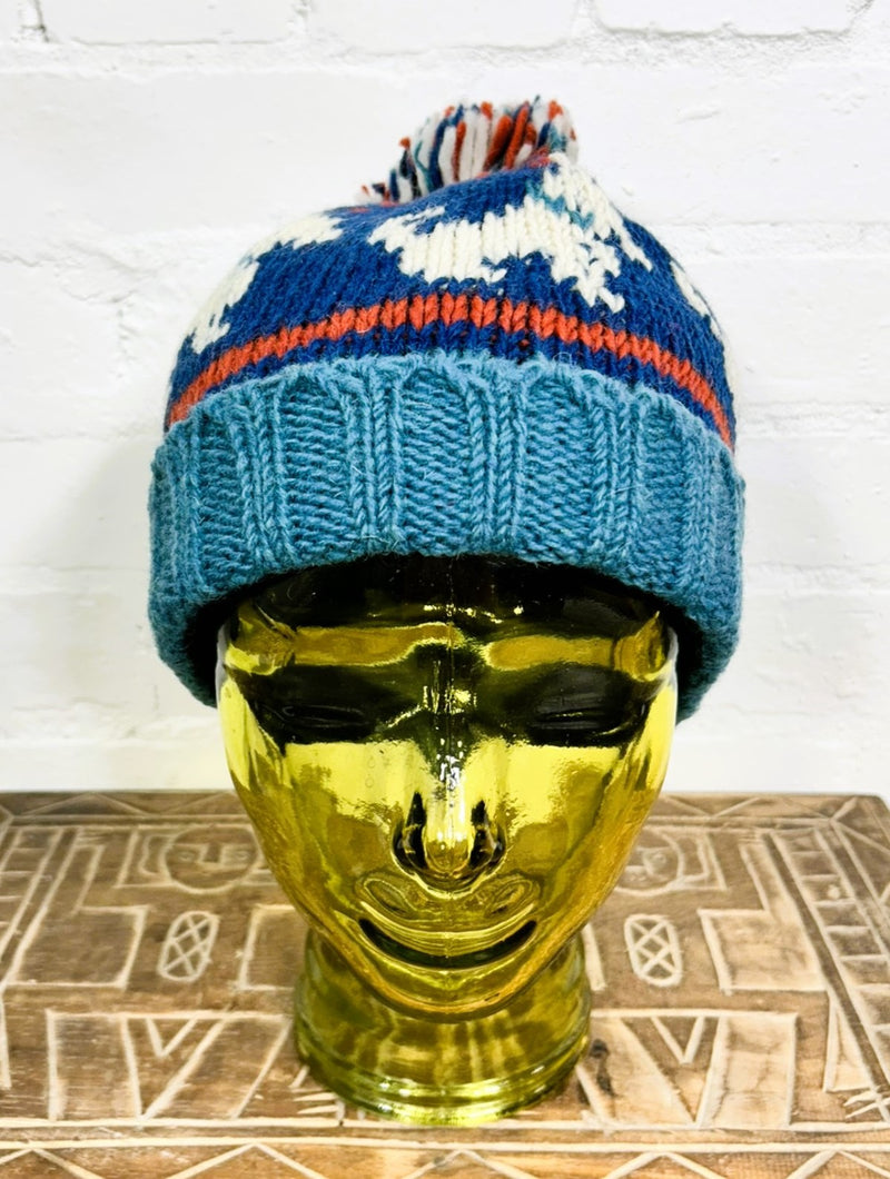 Wool Blue Dog Hat