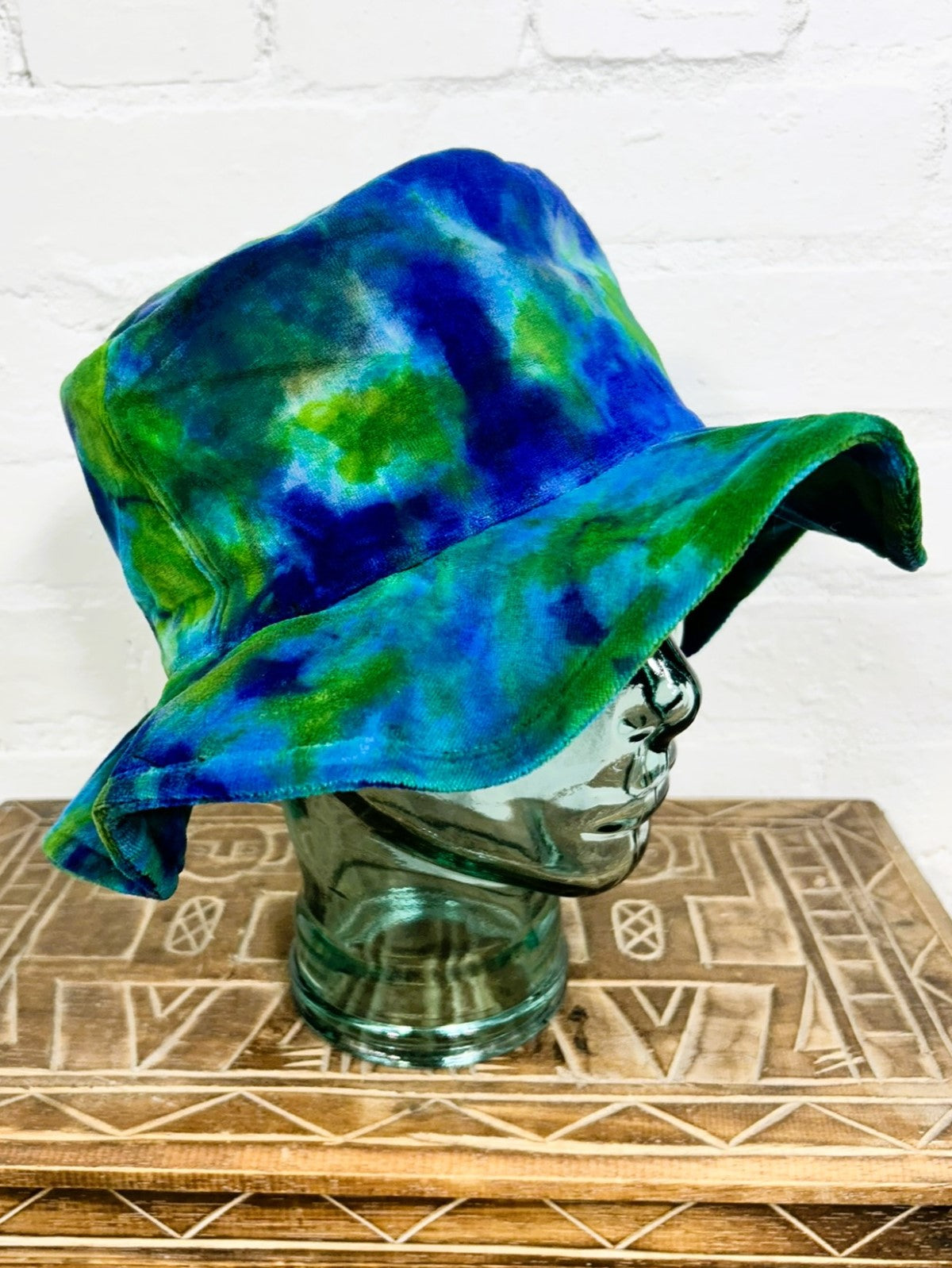 Velvet Tie Dye Hat