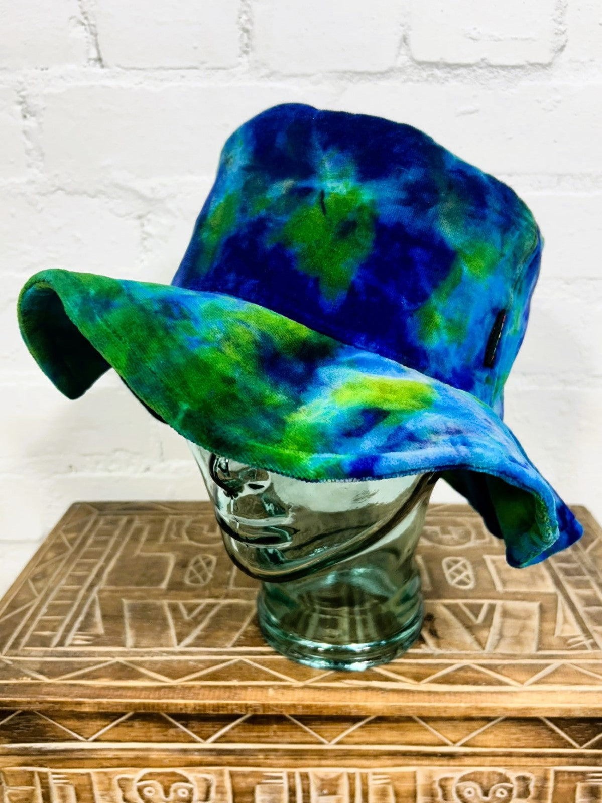 Velvet Tie Dye Hat