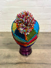 Patchwork Wool Bobble Hat