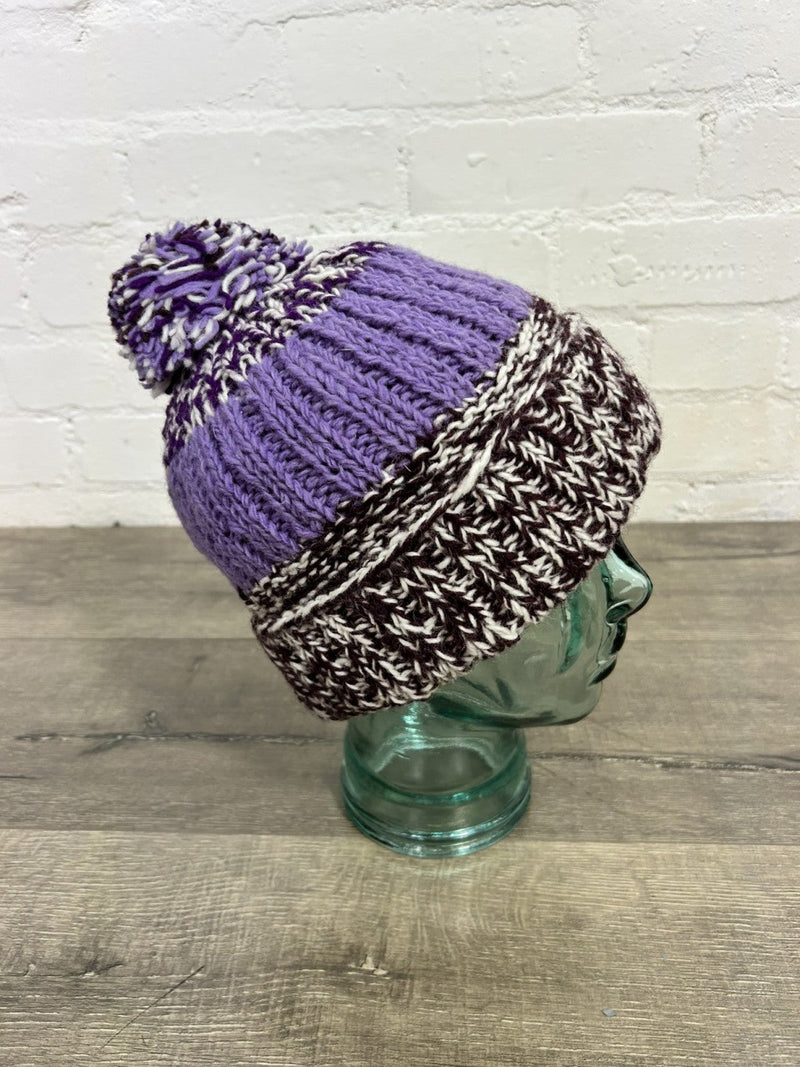 Tonal Wool Bobble Hat