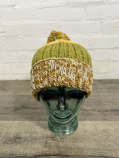 Tonal Wool Bobble Hat
