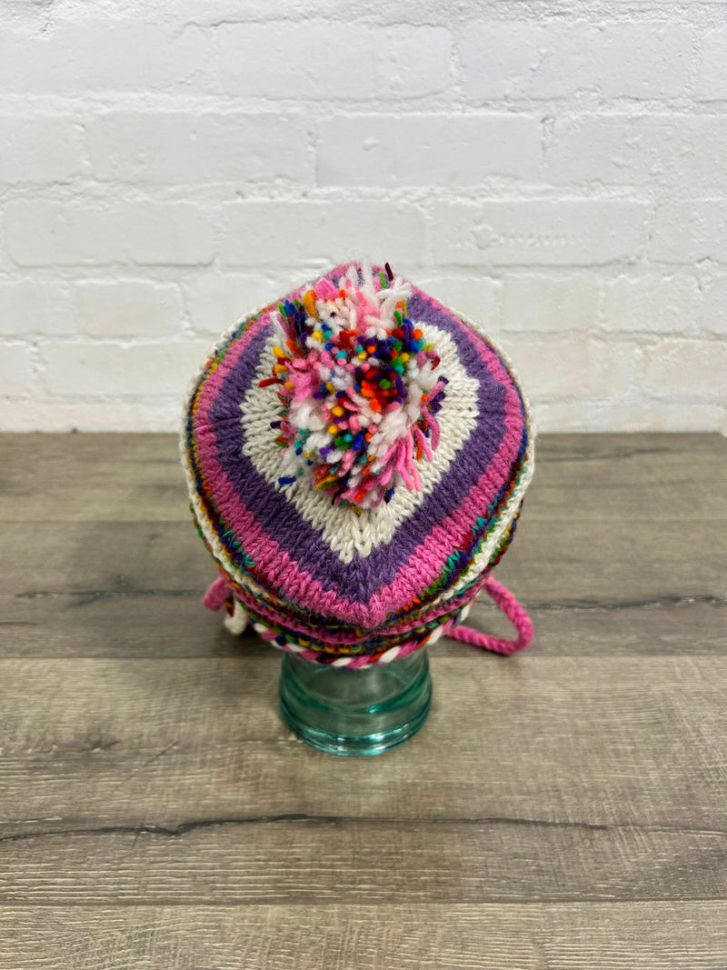 Multi Colour Ear Flap Hat