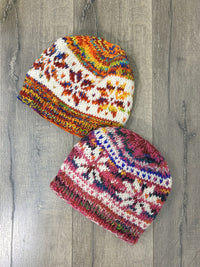 Snowflake Knitted Beanie