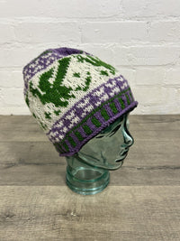 Dragon Pattern Knitted Beanie