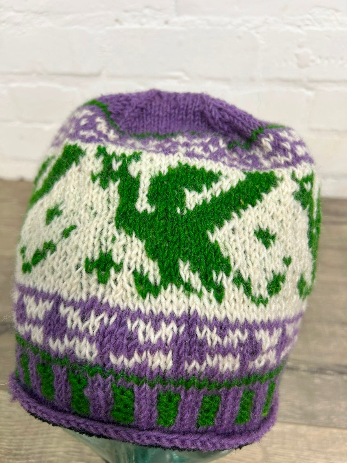Dragon Pattern Knitted Beanie