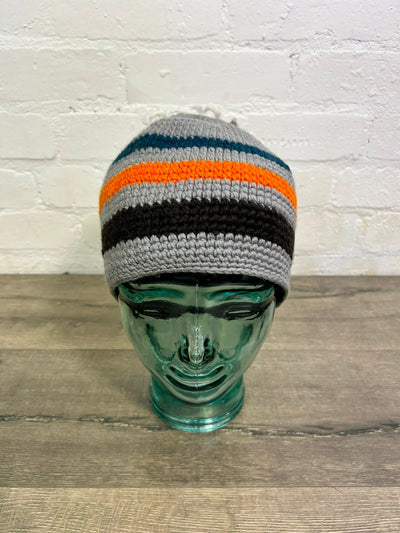 Striped Knitted Merino Wool Hat