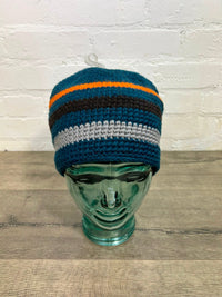 Striped Knitted Merino Wool Hat