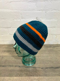 Striped Knitted Merino Wool Hat