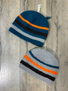 Striped Knitted Merino Wool Hat