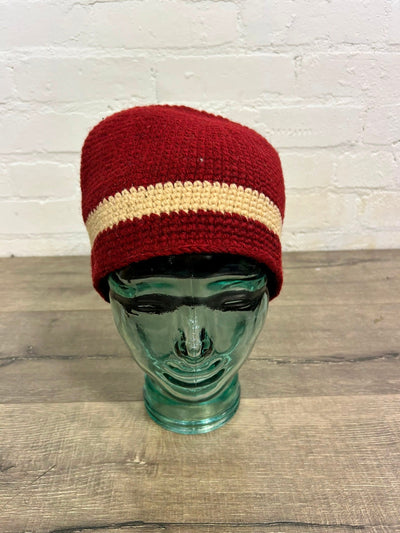 Striped Knitted Wool Hat