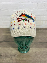 White Bird Wool Hat