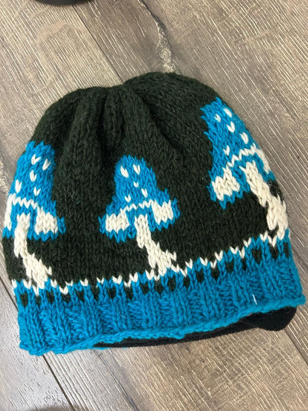 Knitted Wool Toadstool Beanie Hat