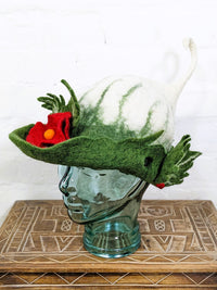 Felt Flower Hat